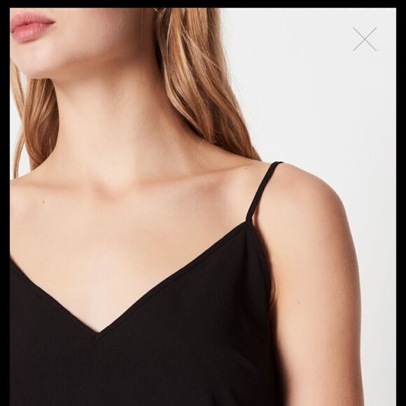 New Sandro TOP WITH FINE STRAPS- Black - Picture 5 of 7